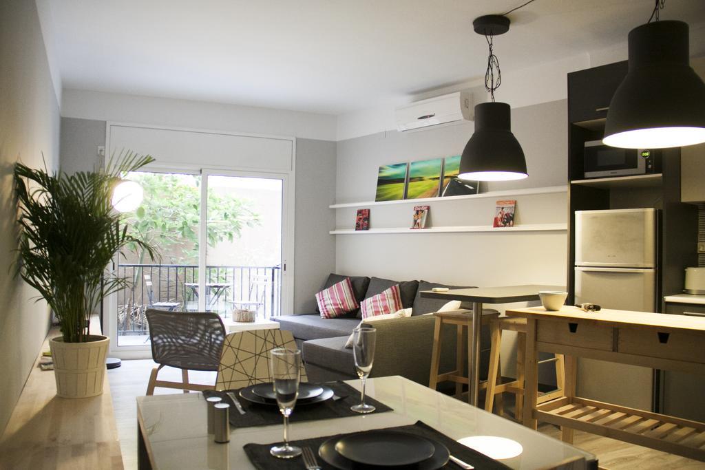 Idyllic Apartment With Terrace Barcelona Rom bilde